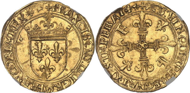 FRANCE / CAPÉTIENS - FRANCE / ROYAL
François Ier (1515-1547). Écu d’or au soleil...