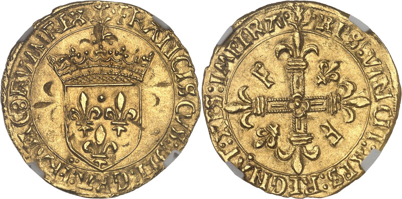 FRANCE / CAPÉTIENS - FRANCE / ROYAL
François Ier (1515-1547). Écu d’or au soleil...