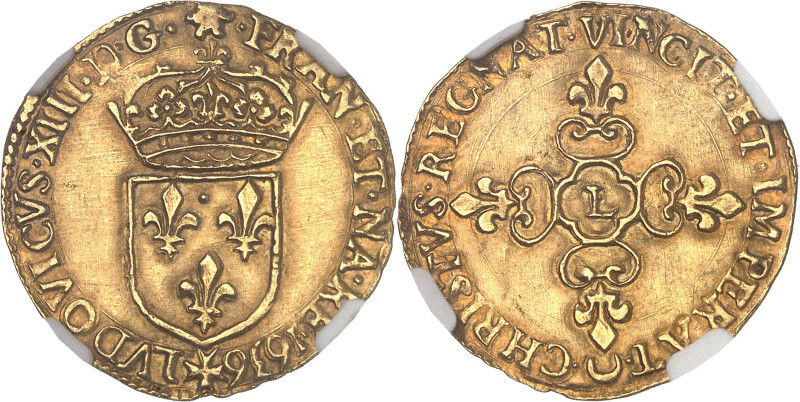 FRANCE / CAPÉTIENS - FRANCE / ROYAL
Louis XIII (1610-1643). Écu d’or au soleil, ...