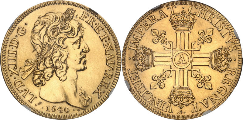 FRANCE / CAPÉTIENS - FRANCE / ROYAL
Louis XIII (1610-1643). Frappe moderne du 10...