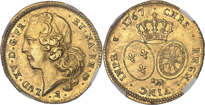 FRANCE / CAPÉTIENS - FRANCE / ROYAL
Louis XV (1715-1774). Double louis d’or de B...