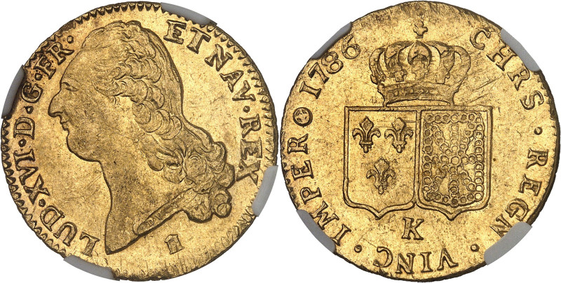 FRANCE / CAPÉTIENS - FRANCE / ROYAL
Louis XVI (1774-1792). Double louis d’or à l...