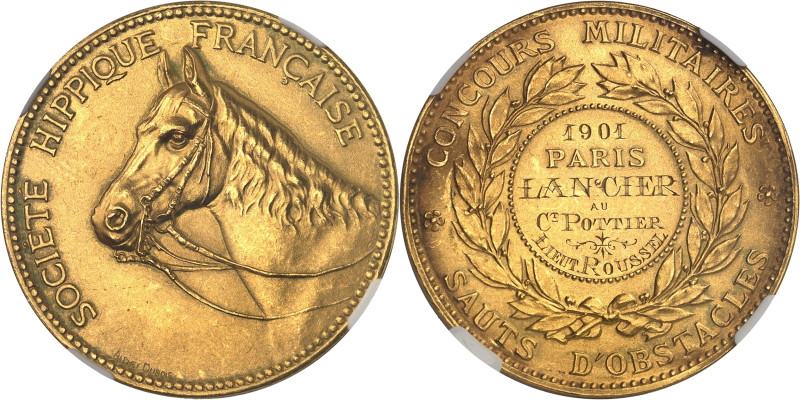FRANCE
IIIe République (1870-1940). Médaille d’Or, Société hippique française, c...