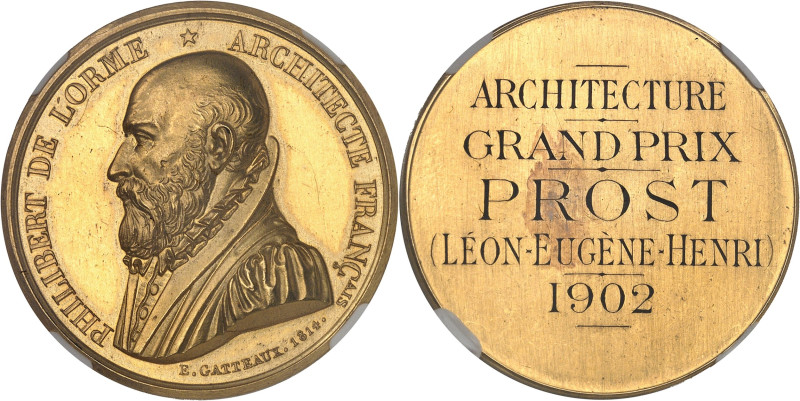 FRANCE
IIIe République (1870-1940). Médaille d’Or, Grand prix d’architecture, d’...