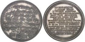 FRANCE / FÉODALES - FRANCE / FEUDAL
Lorraine (duché de), François III (1729-1737). Médaille, suite des ducs et duchesses de Lorraine de Hugues à Franç...