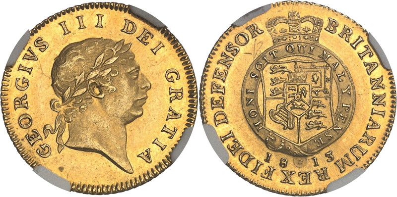 GRANDE-BRETAGNE - UNITED KINGDOM
Georges III (1760-1820). Demi-guinée, 7e tête 1...