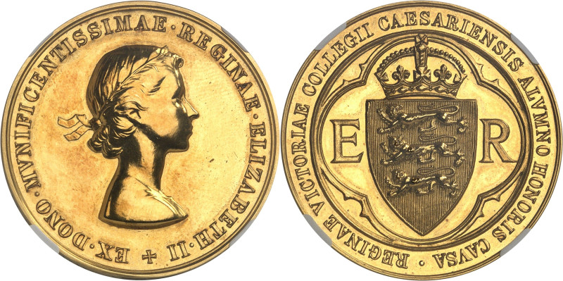 GRANDE-BRETAGNE - UNITED KINGDOM
Élisabeth II (1952-2022). Médaille d’Or, Prix d...