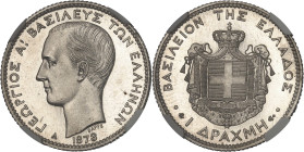 GRÈCE - GREECE
Georges Ier (1863-1913). 1 drachme, Flan bruni (PROOF) 1873, A, Paris.
Av. ΓΕΩΡΓΙΟΣ Α! ΒΑΣΙΛΕΥΣ ΤΩΝ ΕΛΛΗΝΩΝ. Tête nue à gauche de Georg...