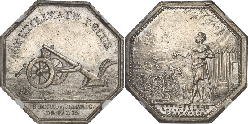 GUYANE - GUYANA
Louis XVI (1774-1792). Jeton de la Compagnie de la Guyan[n]e Fra...
