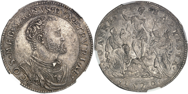 ITALIE - ITALY
Toscane (Grand-duché de), Cosme Ier de Médicis (1555-1574). 1/2 p...