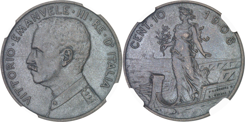 ITALIE - ITALY
Victor-Emmanuel III (1900-1946). Épreuve (sans PROVA ni atelier) ...