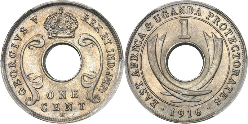 KENYA
Georges V (1910-1936). One cent 1916, H, Heaton.
Av. GEORGIVS V - REX ET I...