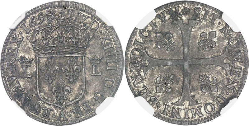 USA - UNITED STATES OF AMERICA
Louis XIV (1643-1715). Douzain de poids double (p...