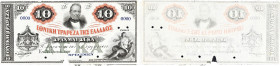 GRÈCE - GREECE
10 drachmes ÉPREUVE - Banque nationale de Grèce ND (1863-67).

P.23p.
Top Pop : c’est le seul et le plus bel exemplaire gradé ! Numéro ...