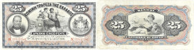 GRÈCE - GREECE
25 drachmes - Banque nationale de Grèce 9 juillet 1903.

P.47.
Alphabet N - numéro 498495. Impression avec du bleu et du rouge. Au rect...
