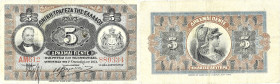 GRÈCE - GREECE
Lot (3) - 5 drachmes - Banque nationale de Grèce 1911/1915.

P.54.
Lot (3) - 5 drachmes avec trois dates différentes 1911, 1914 et 1915...