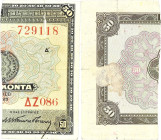 GRÈCE - GREECE
Lot (3) - 50 drachmes coupé en deux - Banque nationale de Grèce ND (1926).

P.80 (coupé en deux P.75).
Lot (3) - les 3 billets de 50 dr...