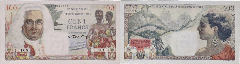 AFRIQUE ÉQUATORIALE FRANÇAISE - FRENCH EQUATORIAL AFRICA
100 francs Caisse centr...