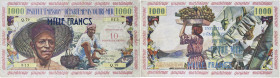ANTILLES FRANÇAISES - FRENCH ANTILLES
10 nouveaux francs sur 1000 francs Pêcheur type “Antilles Françaises” ND (1960).

P.2.
Alphabet Q.79 - numéro 81...