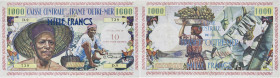 GUYANE FRANÇAISE - FRENCH GUIANA
10 nouveaux francs sur 1000 francs Pêcheur type “Guyane” ND (1960).

P.31.
Top Pop : c’est le plus bel exemplaire gra...