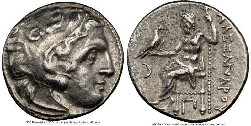 MACEDONIAN KINGDOM. Alexander III the Great (336-323 BC). AR drachm (17mm, 12h)....