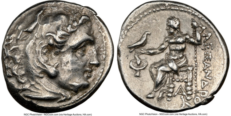 MACEDONIAN KINGDOM. Alexander III the Great (336-323 BC). AR drachm (17mm, 6h). ...