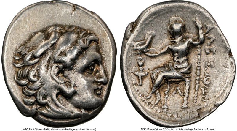 MACEDONIAN KINGDOM. Alexander III the Great (336-323 BC). AR drachm (19mm, 7h). ...