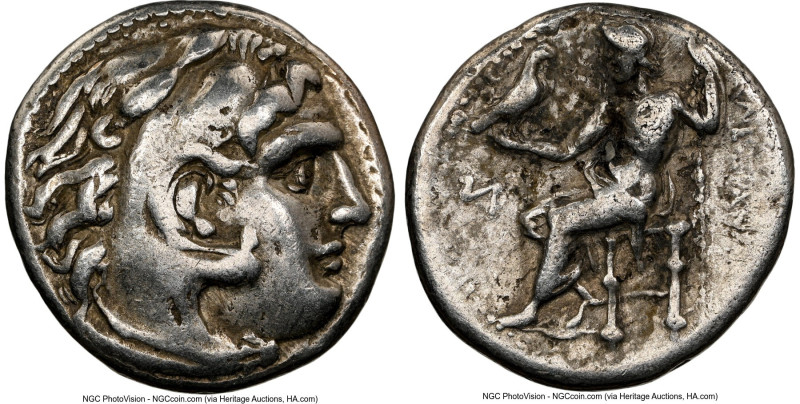 MACEDONIAN KINGDOM. Alexander III the Great (336-323 BC). AR drachm (17mm, 11h)....