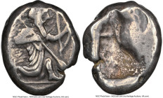 ACHAEMENID PERSIA. Darius I-Xerxes II (ca. 5th century BC). AR siglos (16mm). NGC Choice Fine. Lydo-Milesian standard. Sardes mint, ca. 485-420 BC. Pe...