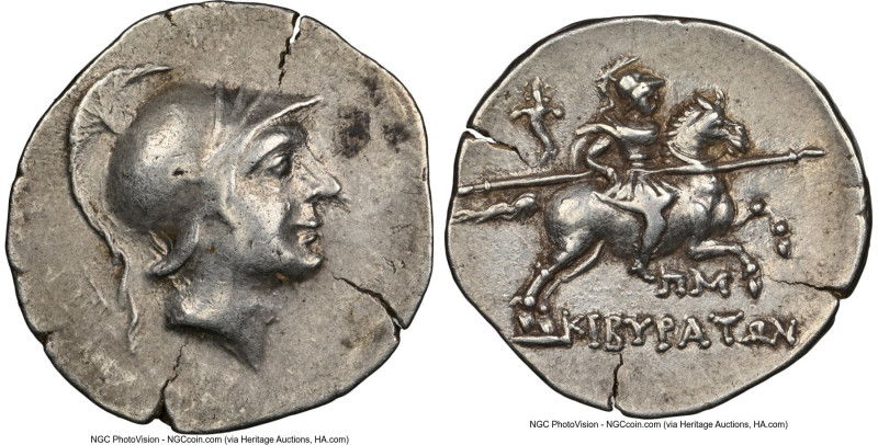 PHRYGIA. Cibyra. Ca. 2nd-1st centuries BC. AR drachm (17mm, 1h). NGC XF. Head of...