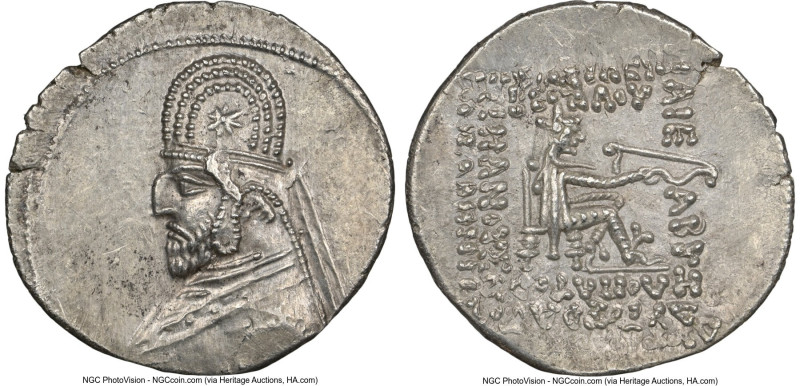 PARTHIAN KINGDOM. Mithradates III (ca. 87-80 BC). AR drachm (21mm, 4.11 gm, 11h)...