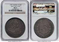 Joseph I Taler 1707 MS61 NGC, Hall mint, KM1438.1, Dav-1018. Lavender-gray toning with a quality strike. HID09801242017 © 2023 Heritage Auctions | All...