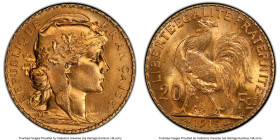 Republic gold 20 Francs 1913 MS65 PCGS, Paris mint, KM857, Gad-1064a, F-535. HID09801242017 © 2023 Heritage Auctions | All Rights Reserved