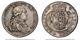 Saxony. Friedrich August III Taler 1800-IEC AU Details (Scratch) PCGS, dresden mint, KM1027.2, Dav-2701. HID09801242017 © 2023 Heritage Auctions | All...