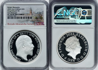 Elizabeth II silver Proof "King Edward VII" 5 Pounds (2 oz) 2022 PR70 Ultra Cameo NGC, British Monarch series. First Releases. HID09801242017 © 2023 H...