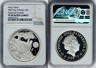 Elizabeth II silver Proof "Hogwarts Express" 5 Pounds (2 oz) 2022 PR69 Ultra Cameo NGC, Mintage: 760. Harry Potter and the Philosopher's Stone series....