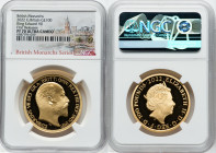 Elizabeth II gold Proof "King Edward VII" 100 Pounds (1 oz) 2022 PR70 Ultra Cameo NGC, KM-Unl. Mintage: 610. British Monarchs series. First Releases. ...
