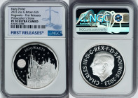 Charles III silver Proof "Hogwarts" 5 Pounds (2 oz) 2023 PR70 Ultra Cameo NGC, Mintage: 510. Harry Potter and the Philosopher's Stone series. First Re...