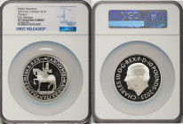 Charles III silver Proof "King Charles I" 10 Pounds (5 oz) 2023 PR70 Ultra Cameo NGC, Mintage: 257. British Monarchs series. First Releases. HID098012...