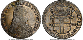 Sardinia. Carlo Emanuele III 5 Soldi 1736 MS62 NGC, KM18, Munt. 41. HID09801242017 © 2023 Heritage Auctions | All Rights Reserved