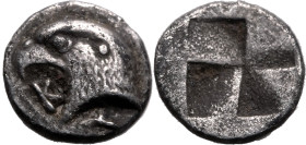 Ancient Greece: Aeolis, Kyme circa 480-450 BC Silver Hemiobol Good Very Fine