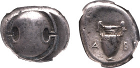 Ancient Greece: Boeotia, Thebes circa 368-364 BC Silver Stater NGC VF Strike: 4/5 Surface: 3/5