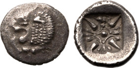 Ancient Greece: Ionia, Miletos circa 525-475 BC Silver Diobol Very Fine