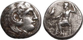 Ancient Greece: Kingdom of Macedon Alexander III 'the Great' circa 325-315 BC Silver Tetradrachm About Very Fine