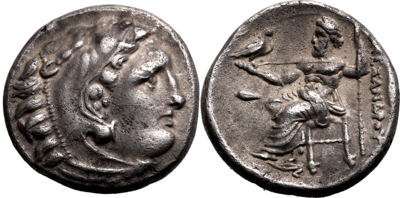 ANCIENT GREECE. KINGDOM OF MACEDON. Philip III 'Arrhidaios'. 
Silver drachm, ci...