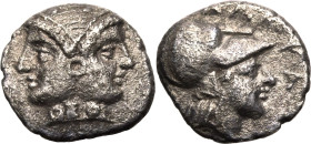 Ancient Greece: Mysia, Lampsakos 4th-3rd centuries BC Silver Diobol About Good Very Fine