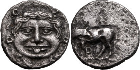 Ancient Greece: Mysia, Parion 4th century BC Silver Hemidrachm Good Very Fine; somewhat porous rev