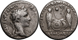 Roman Empire Augustus 7-6 BC Silver Denarius Very Fine