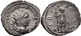 Roman Empire Volusian AD 251-253 Silver Antoninianus Good Very Fine