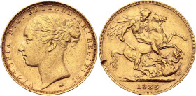 Australia 1 Sovereign 1886 M
